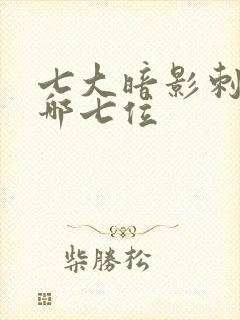 七大暗影刺客是哪七位