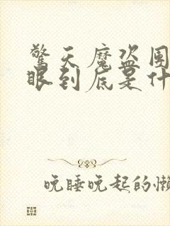 惊天魔盗团2天眼到底是什么