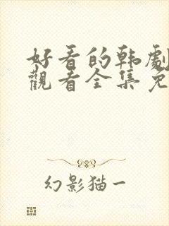 好看的韩剧在线观看全集免费观看封面