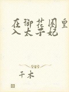 在御花园皇上进入太子妃