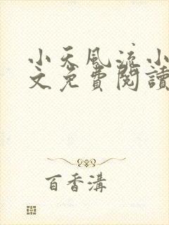 小天风流小说全文免费阅读无弹窗