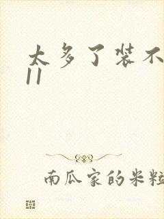 太多了装不下H11封面