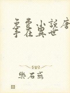 免费小说唐门高手在异世封面