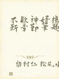 不败神婿杨辰最新章节笔趣阁