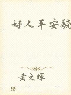 好人平安骁骑校封面