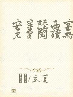 安宁陆西宴全文免费阅读无弹窗小说