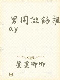 男同做的视频gay