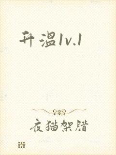 升温1v.1封面