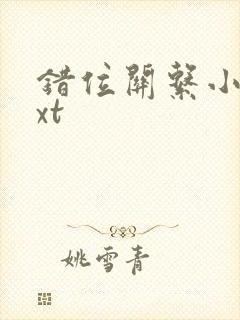 错位关系小说txt