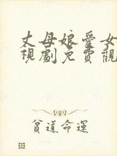 丈母娘爱女婿电视剧免费观看全集封面