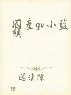 国产gv小蓝视频