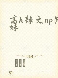 高h辣文np兄妹封面