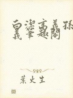 白洁高义孙倩高义笔趣阁封面