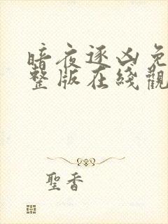 暗夜逐凶免费完整版在线观看