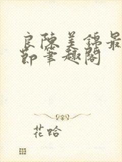 良陈美锦最新章节笔趣阁