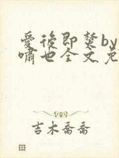 爱后即焚by林啸也全文免费阅读笔趣阁