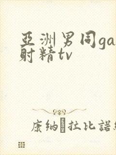 亚洲男同gay射精tv封面