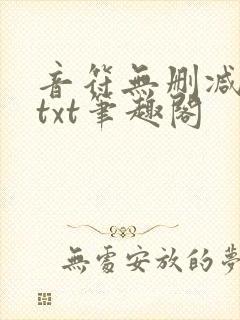 音符无删减全文txt笔趣阁