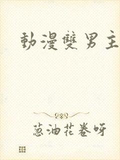 动漫双男主剧封面