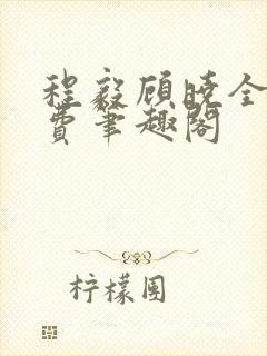 程毅顾晓全文免费笔趣阁封面