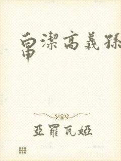 白洁高义孙倩王申