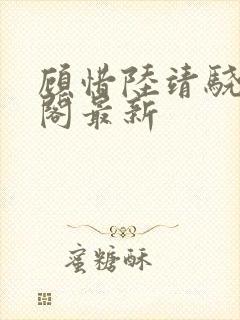 顾惜陆靖骁笔趣阁最新