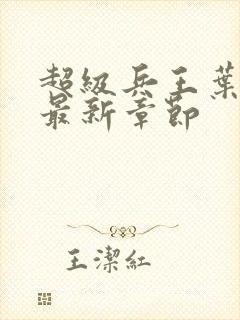 超级兵王叶谦2最新章节