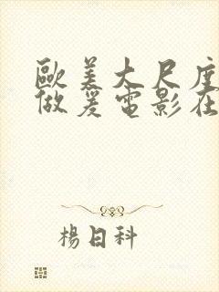 欧美大尺度床戏做爰电影在线观看