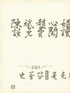 陈斌赵心媚的小说免费阅读全文最新