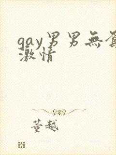 gay男男无套激情