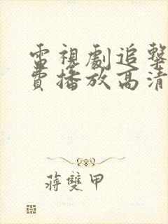 电视剧追击者免费播放高清完整版封面