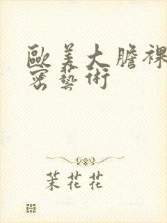 欧美大胆裸体私密艺术封面