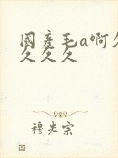 国产毛a啊久久久久久封面