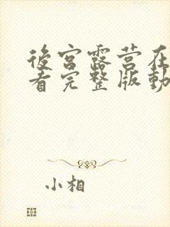 后宫露营在线观看完整版动漫普通