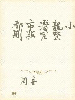 都市潜龙小说未删版完整封面