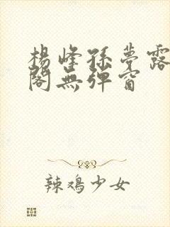 杨峰孙梦露笔趣阁无弹窗