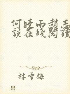 何晓雨赵志远小说在线阅读