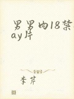 男男肉18禁gay片
