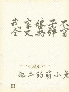 我家娘子不对劲全文无弹窗阅读封面