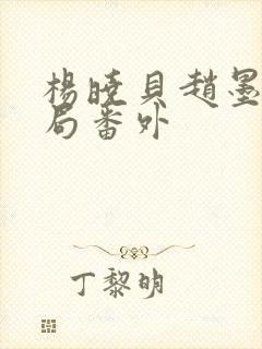 杨晓贝赵墨戎结局番外封面