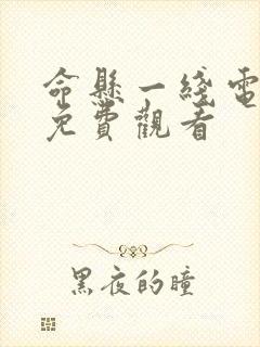 命悬一线电视剧免费观看