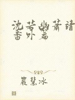 沈若幽萧靖和离番外篇