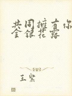 共同拥有你by金银花露