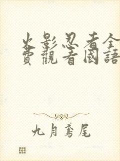 火影忍者全集免费观看国语版