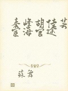 秦峰胡佳芸小说宦海官途封面