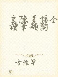 良陈美锦全文阅读笔趣阁