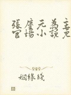 张庆元为主角的官场小说免费阅读