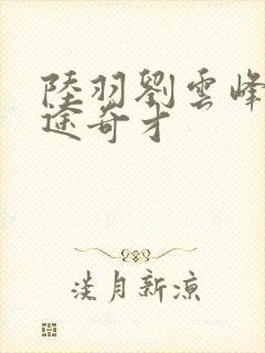 陆羽刘云峰 鸿途奇才封面