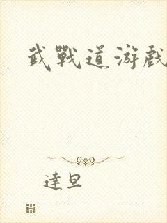 武战道游戏封面