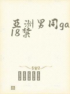 亚洲男同gay18禁